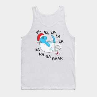 Tea Rex Christmas Tank Top